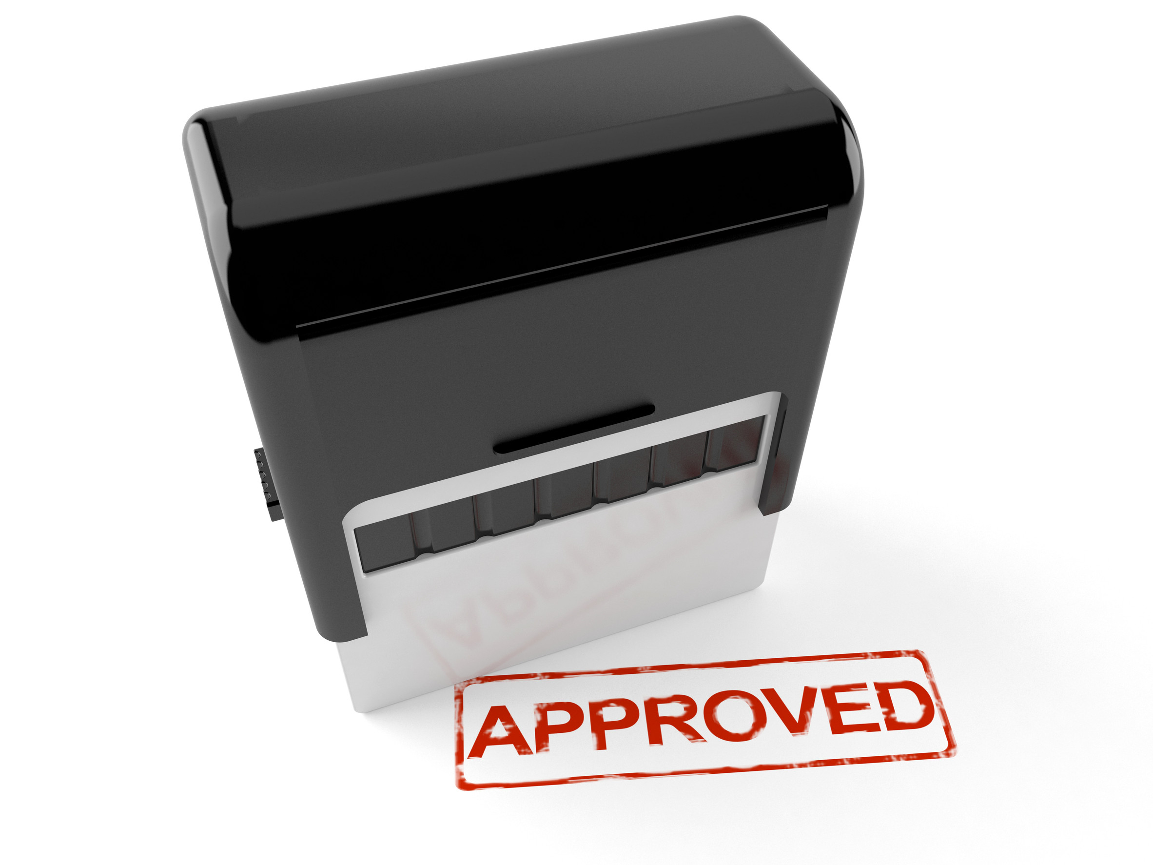 Stamp Isolated On White Background